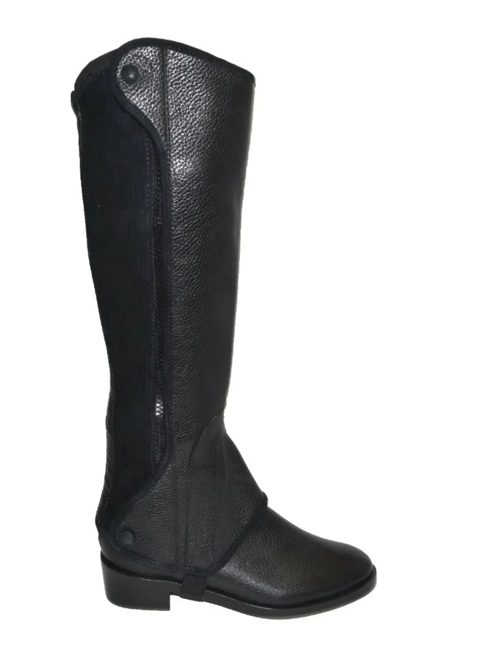 New! Tory Burch Black Leather 'Milburn' Convertible Riding Boots Size 5M Brazil